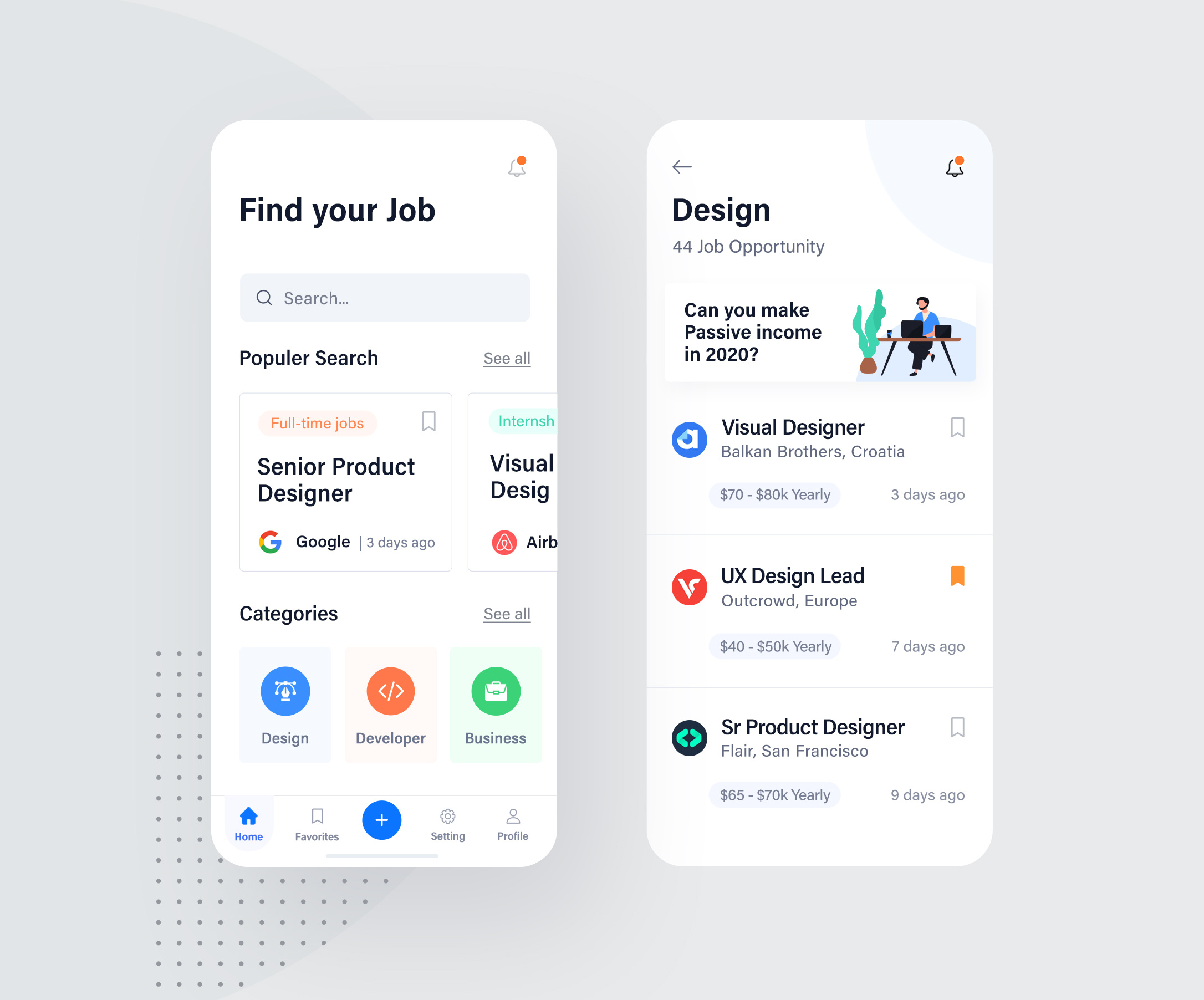 Example of Mobile App Design, Mvp And Redesign